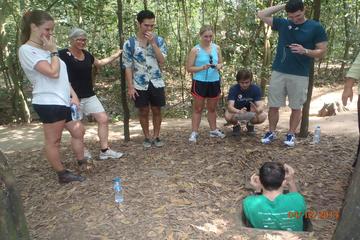Full-day Ho Chi Minh City Tour: Saigon River cruise, Cu Chi Tunnels, Bike tour