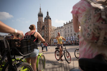 Krakow Bike Tour of the Old Town, Jewish Quarter, and the Ghetto