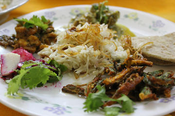 Market tour cooking lesson and in-home meal in Coimbatore