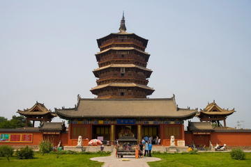 2 Days Private Datong Day Tour of Yungang Grottoes-Huayan Monastery-Nine Dragon Screen-Hanging Monastery-Wooden Pagoda in Ying County