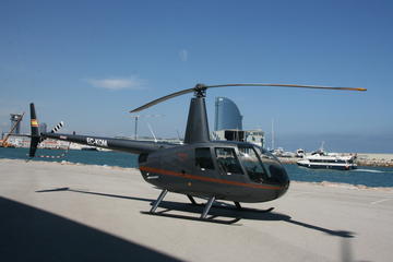 Helicopter Flight and Sailing Experience from Port Vell