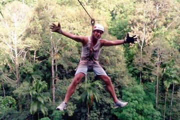 1-Day Rock Climbing and Treetop Zipline Adventure in Krabi