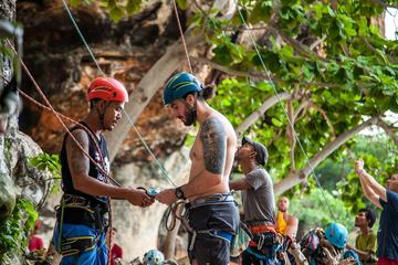 Railay Rock Climbing and Stand-Up Paddleboard Tour from Krabi