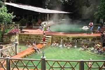 Quetzaltenango and Fuentes Georginas Hot Springs from Panajachel