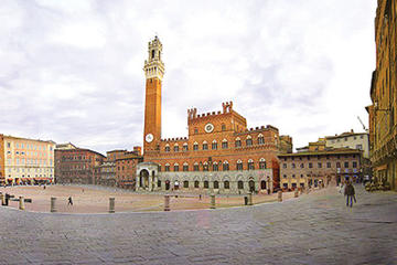 Shore excursion from Livorno to Siena and San Gimignano by private minivan