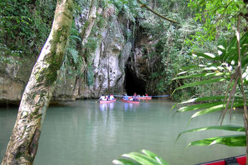 Barton Creek Cave Canoeing and Big Rock Falls Combo with Lunch