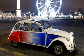 Paris and Montmartre by Night Tour in a 2CV