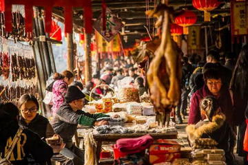 Small Group Tour to Shaoxing Anchang Ancient Town from Hangzhou in Chinese New Year