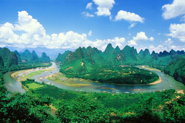 Private Guilin Day Tour Including Xianggong Hill And Li River With Raft Ride