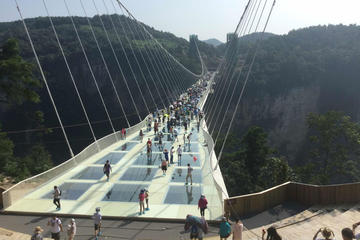 Private Day Tour of Tianmen Mountain Sky Walk And Zhangjiajie Grand Canyon Glass Bridge