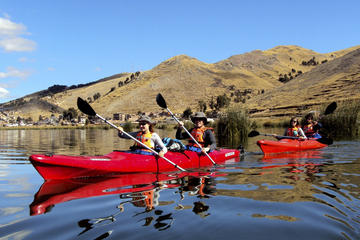 KAYAK ON TITIKAKA LAKE