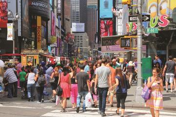 Busy New York Street