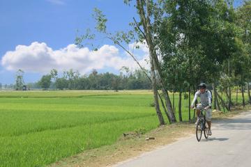 Biking through the Vietnamese countryside to vegetable farm and traditional trade village from Hoi An