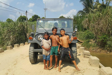 Waterfall & Ethnic Village by Jeep 4x4