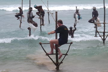 Visit Galle fort and stilt fishing