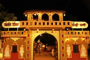 Self-Guided Visit to Chokhi Dhani Village Including Cultural Dance and Dinner