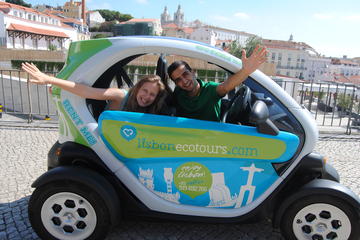 Lisbon Old Town and Downtown Tour in an Electric Car with GPS Audio Guide