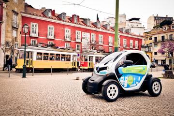 Lisbon's Old Town Tour in an Electric Car with GPS Audio Guide