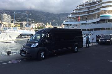 Cannes shore excursion on board a maxi van for larger groups