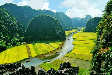 Hoa Lu and Tam Coc Biking and Boat Day Trip from Hanoi