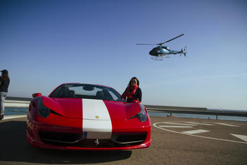 Ferrari Driving in Barcelona