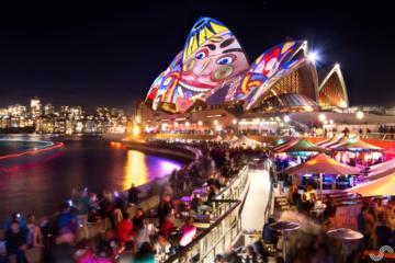 VIVID Sydney Harbour Cocktail Dinner Cruise