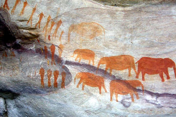 Drakensberg Kamberg Cave Paintings and Nelson Mandela Capture Site from Durban