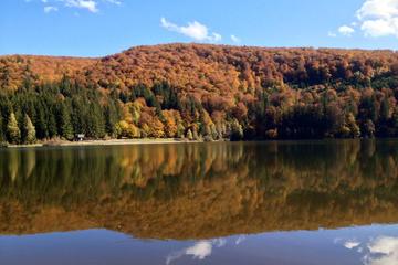 Small group day trip to the unique volcanic lake in Eastern Europe