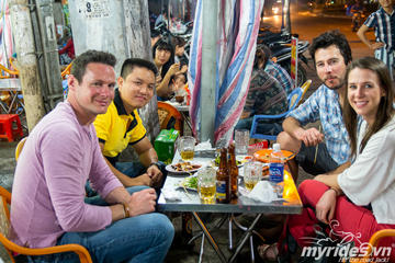 Saigon Night Street Food Tour by Motorbike