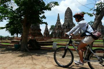 Bangkok to Ayutthaya by Road Bicycle