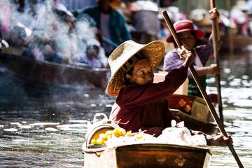 Floating Market by Bicycle