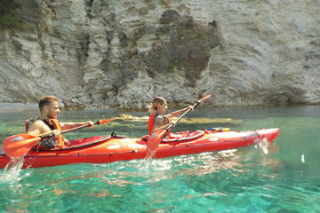 Sea kayak Lefkada caves full day