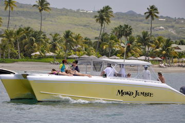 Private Power Catamaran Snorkel and Beach Experience
