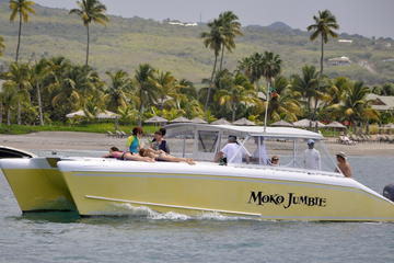 Private Powered Catamaran Snorkel and Beach Experience with Lunch