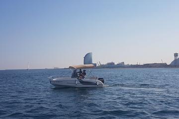 Barcelona Private Motorboat Sailing Trips With Cava