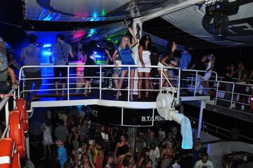 Party Boat at Night from Antalya
