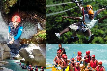 Rafting Canyoning and Zipline Adventure from Side