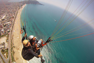 Tandem Paragliding with transfer from Side