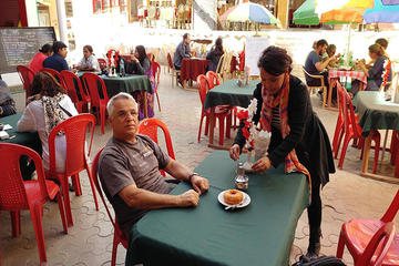 Private Evening dinner at Ganga View Restaurant in Varanasi