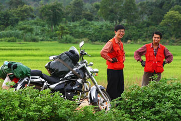 Full-Day Motorcycle Tour of Silk Village from Dalat
