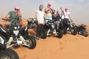 Dubai Evening Desert Adventure Quad Bike and BBQ Dinner