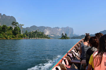 Cheow Lan Lake and Khao Sok Floating Bungalow from Krabi