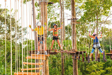 Zipline Adventures in Krabi Fun Park with Optional Activities
