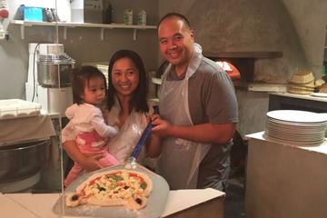 Make your own pizza and fresh pasta from scratch class in Rome