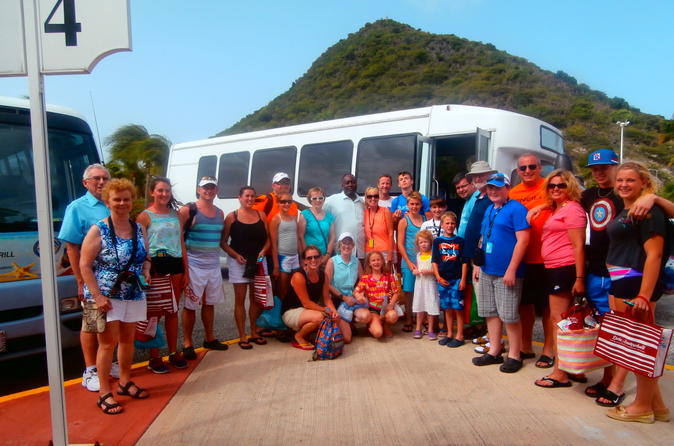Excursion en bord de mer à Saint-Martin : visite de l'île avec shopping