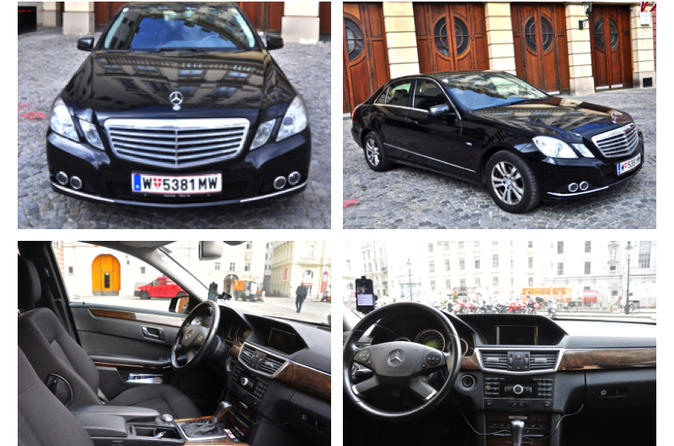 Private Luxury Transfers by a Mercedes E-Class From Vienna