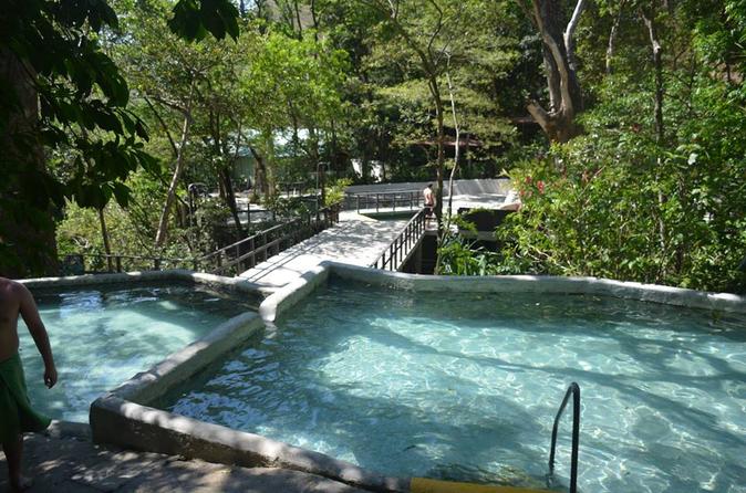 Full-Day Adventure: Natural Hot Spring with Mud Horseback Riding and Canopy Tour From Playa Hermosa