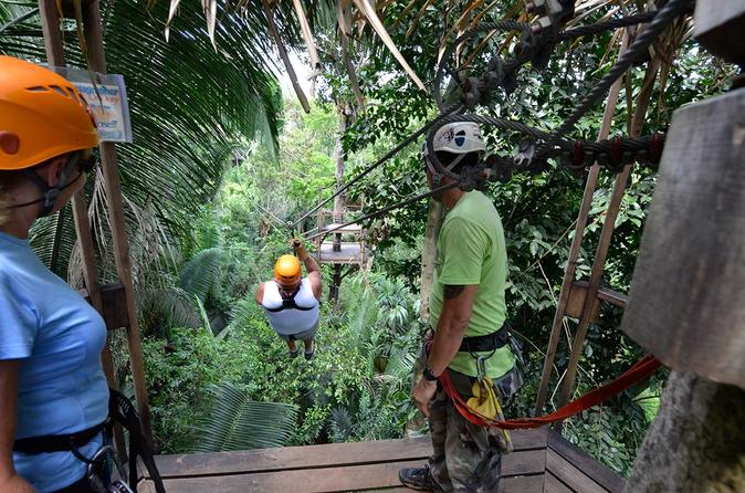 Belize City Shore Excursion: Canopy Zipline Tour