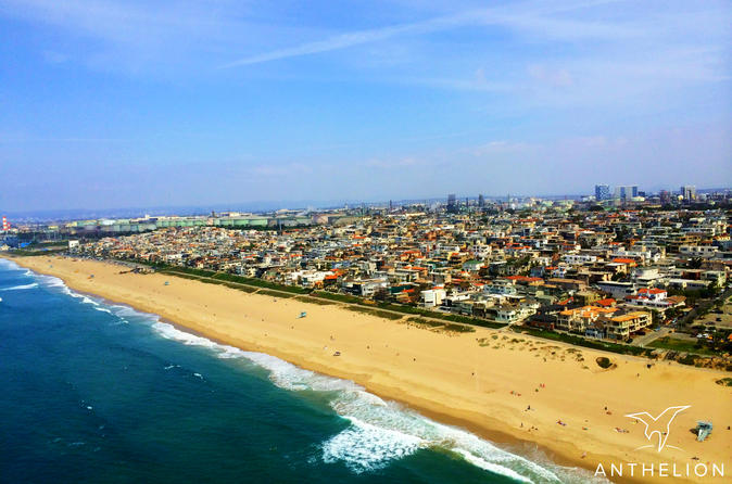 Private Helicopter Tour over Los Angeles Shoreline from Long Beach