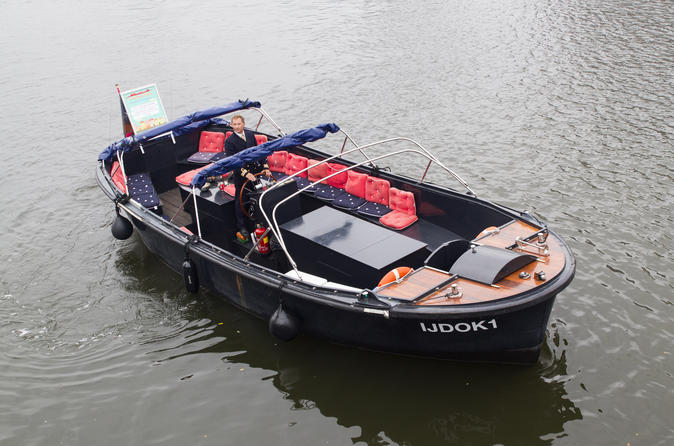 Private Amsterdam Canal Boat Cruise Including Bites & Drinks - 12:00